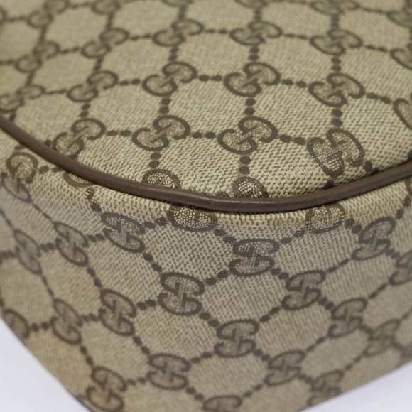GUCCI GG Supreme Web Sherry Line Shoulder Bag PVC Beige 89 02 032 Auth 81158 - Picture 12 of 16